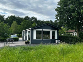 Luxe chalet met uniek vrij uitzicht op rustig park in Papenvoort DRENTHE